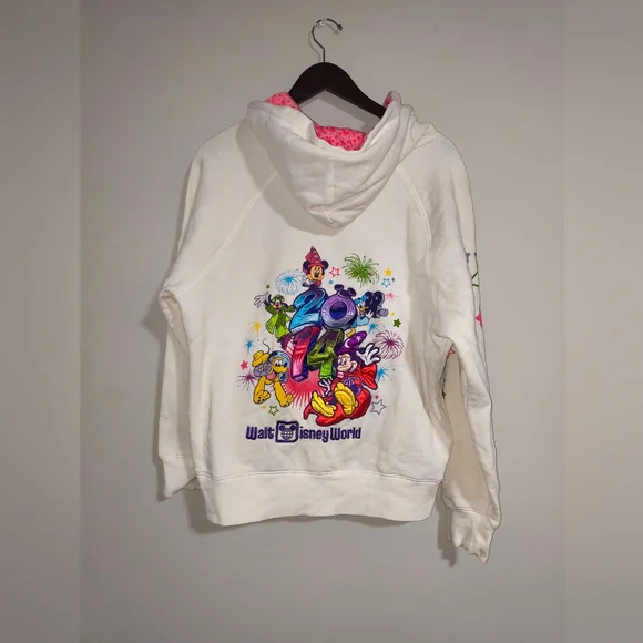 White Disney Parks Mickey 2014 Hoodie - Picture 2 of 3